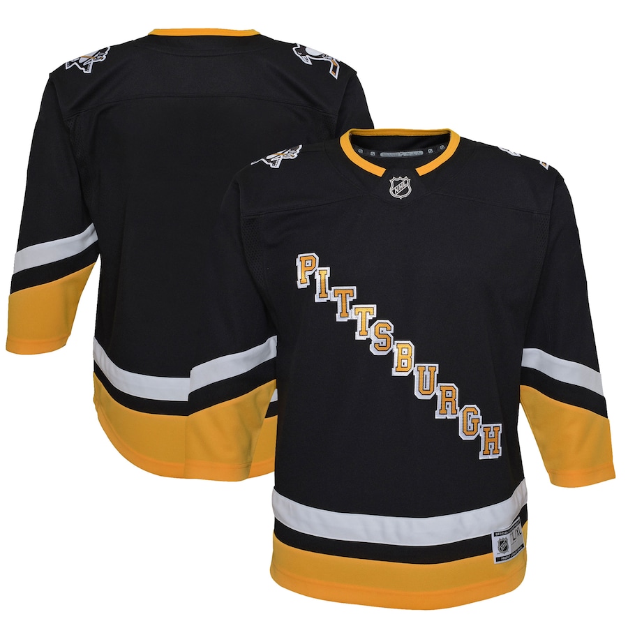 Youth Pittsburgh Penguins Kris Letang Black Alternate Primegreen Authentic Player Jersey