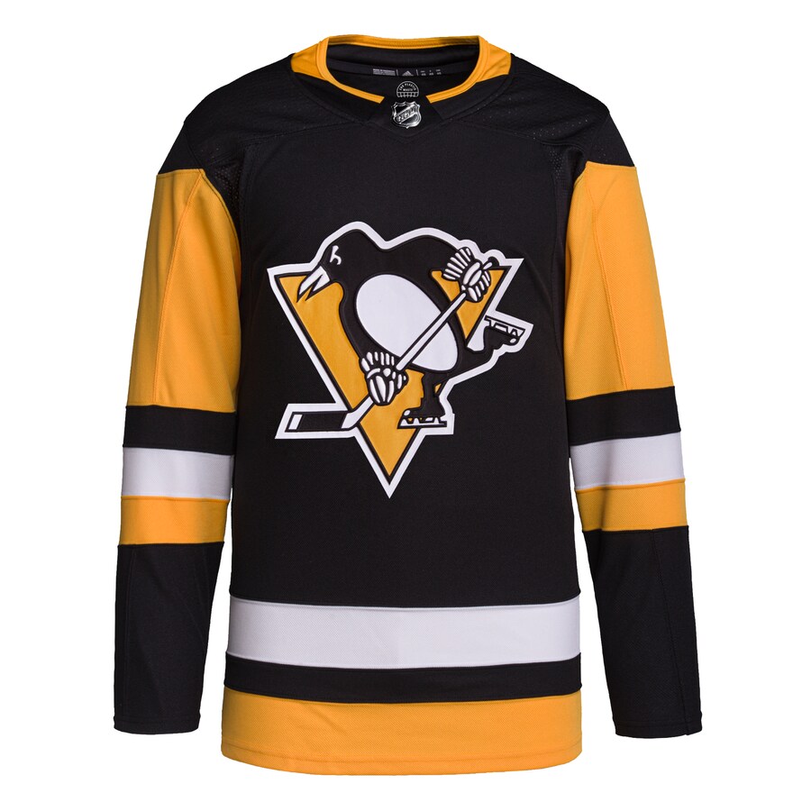 nhl youth jersey：Women’s Pittsburgh Penguins Black Authentic Custom Jersey