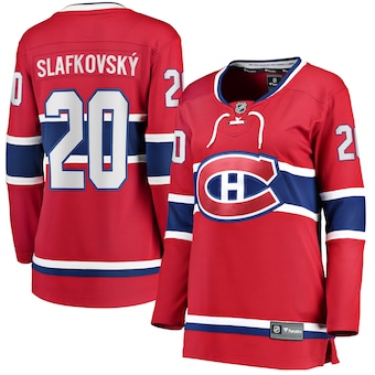 Women’s Montreal Canadiens Christian Dvorak Fanatics Red Home Breakaway Player – Jersey